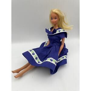 Vintage 1966 Philippines Mattel Barbie Doll Blonde Blue Eyes Twist Waist